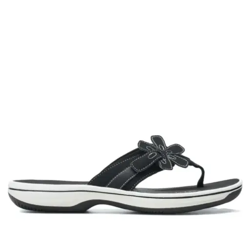 Clarks Brinkley Flora Black Patent Synthetic